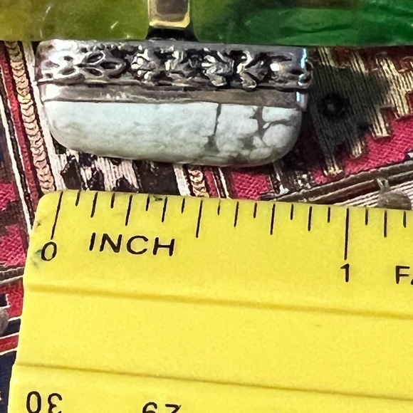 🆕️ Howlite Jasper silver ring - Picture 4 of 6